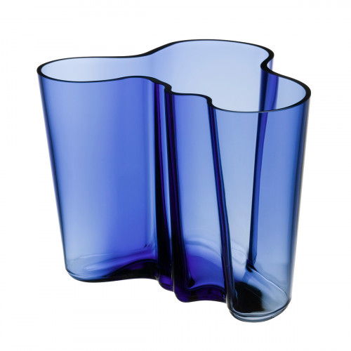 iittala Aalto Ultramarine Blue Vase - 6-1/4"