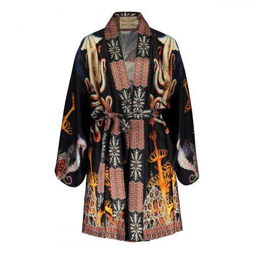 Klaus Haapaniemi Notre Dame Silk Kimono