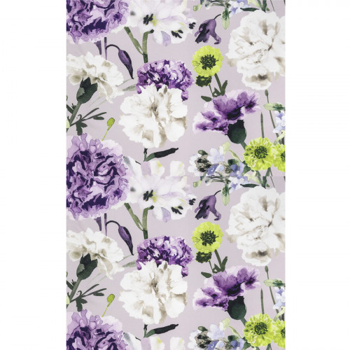 Pentik Valssi Purple / Multicolor Cotton Fabric