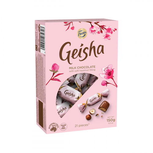Fazer Geisha Hazelnut Chocolate Box - 5-1/4 oz