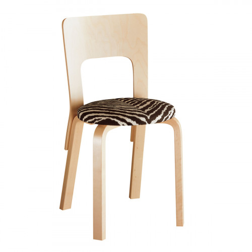 Artek Alvar Aalto 66 Chair - Upholstered Seat