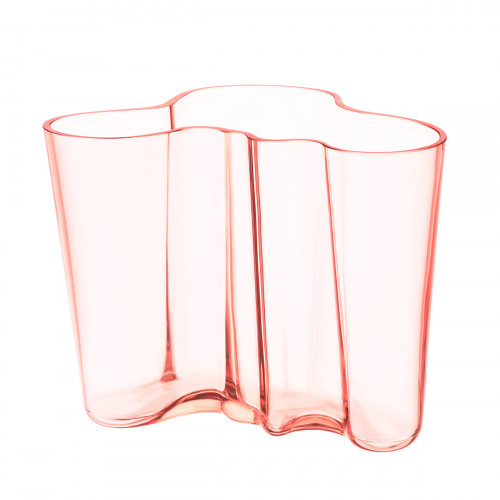 iittala Aalto Salmon Pink Vase - 6-1/4"