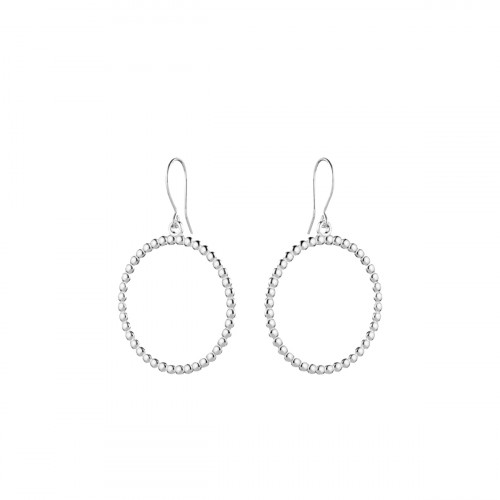 Kalevala Circle of Light Silver Earrings