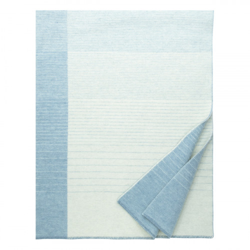 Lapuan Kankurit Kaamos Light Blue / White Wool Blanket