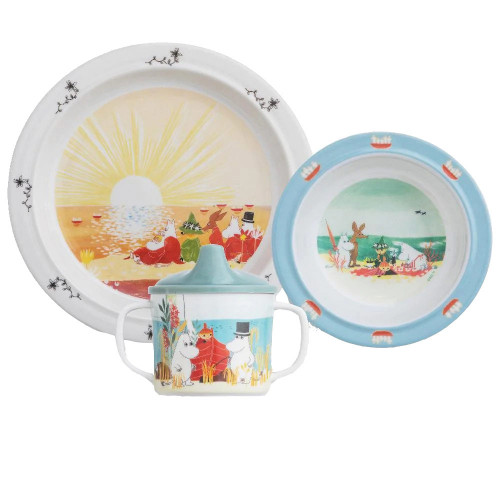 Moomin Our Sea Children's Tableware Boxed Gift Set