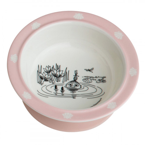 Moomin Pink Children's Suction Bowl
