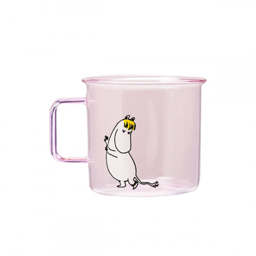 Muurla Moomin Snorkmaiden Pink Glass Mug