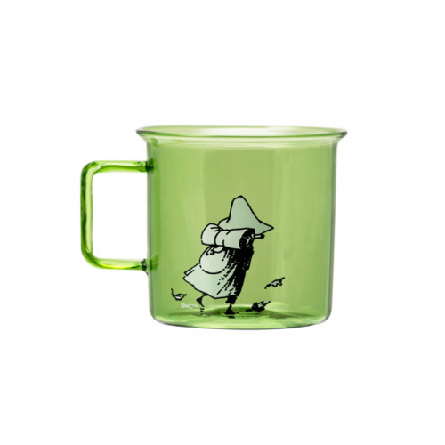 Muurla Moomin Snufkin Green Glass Mug