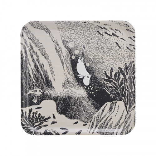 Muurla Moomin The Dive Wood / Black Tray