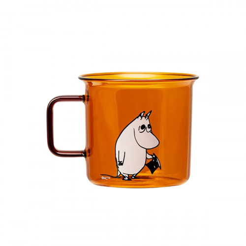 Muurla Moominpappa Amber Glass Mug