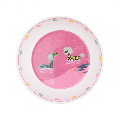 Moomin Harbor Pink Children's Bowl