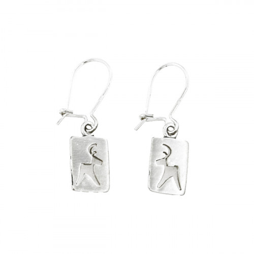 Korunilo Reindeer Small Cutout Hook Earrings