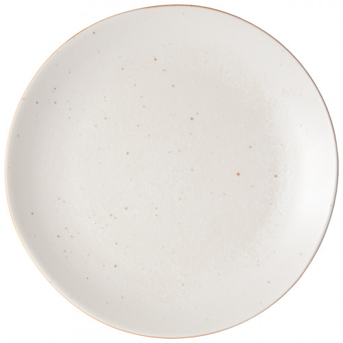 Pentik Kajo White / Brown Dinner Plate