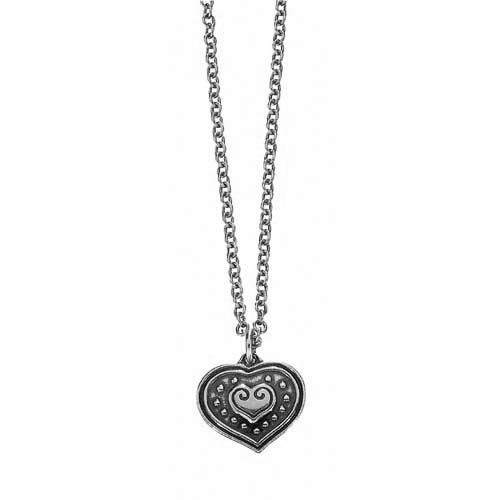 Kalevala Eura Heart Silver Pendant Necklace