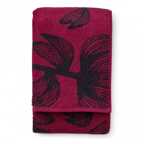 Finlayson Red / Black Alma Hand Towel