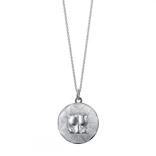 Kalevala Bear Amulet Silver Pendant