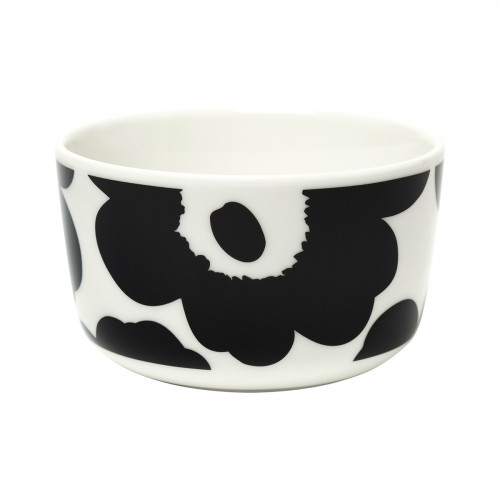 Marimekko Unikko White / Black Dessert Bowl