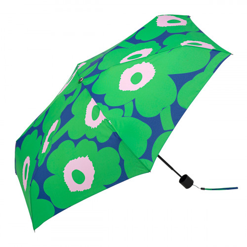 Marimekko Unikko Green / Blue / Pink Mini Manual Umbrella