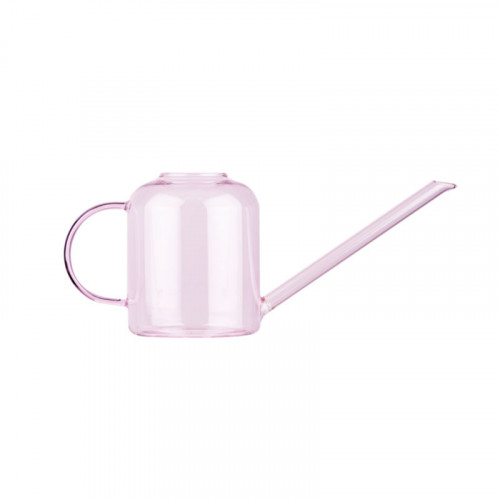 Muurla Pink Glass Watering Can