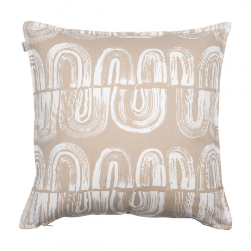 Pentik Kaarna Light Brown / White Throw Pillow