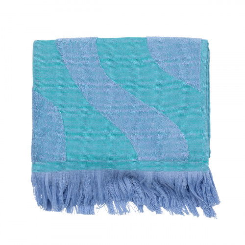 Pentik Hiekka Hamam Turquoise / Periwinkle Hand Towel