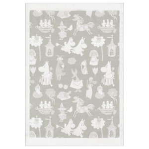 Ekelund Moomin Moominvalley Grey Baby Blanket