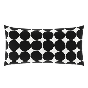 Marimekko Kivet White / Black Oversized Lounge Pillow
