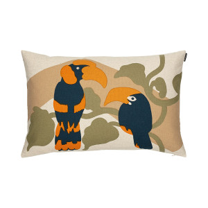 Marimekko Pepe Brown/Orange Lounge Pillow