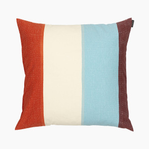 Marimekko Ralli Orange / Blue / Wine Throw Pillow