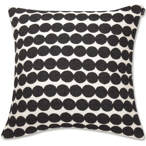 Marimekko Rasymatto Black / White Large Throw Pillow
