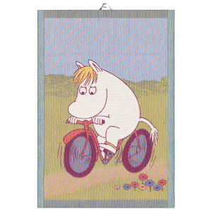 Ekelund Moomin Bike Path Tea Towel