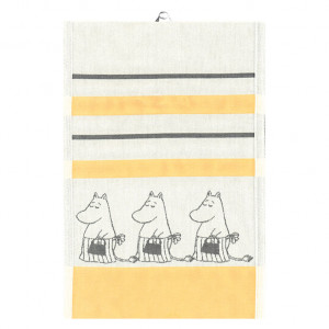 Ekelund Moomin Mamma Yellow Tea Towel