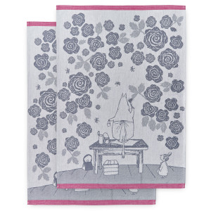 Finlayson Moomin Rose Garden Tea Towel Set