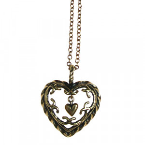 Kalevala Heart of the House Bronze Pendant Necklace