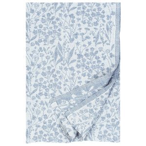 Lapuan Kankurit Niitty Blue Linen Blanket / Tablecloth