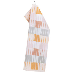 Lapuan Kankurit Sointu Pink / White / Orange Tea Towel