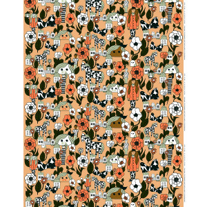 Marimekko Marikyla Beige / Multi Fabric