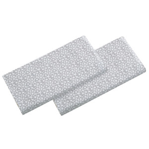 Marimekko Pikkuinen Unikko Grey Standard Pillowcases - Set of 2