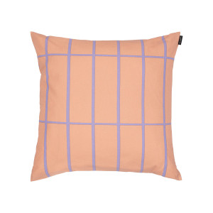 Marimekko Tiiliskivi Peach / Lilac Throw Pillow