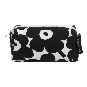Marimekko Unikko White / Black Tiise Cosmetic Bag