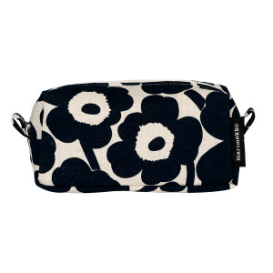 Marimekko Unikko Ivory / Navy Tiise Cosmetic Bag