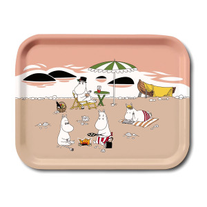 Moomin Summer Beach Peach Small Tray