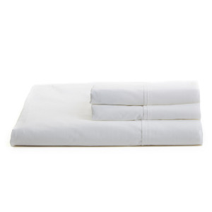 Solid White Queen Sheet Set