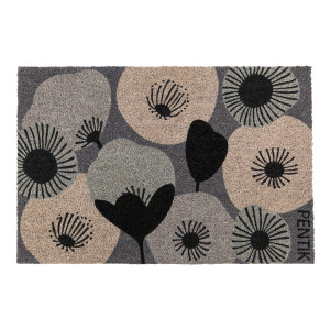 Pentik Pastelli Grey / Black Doormat