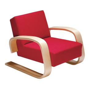 Artek Alvar Aalto 400 - Lounge Chair - Fabric Upholstery
