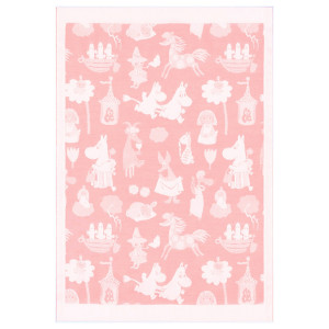 Ekelund Moomin Moominvalley Pink Baby Blanket