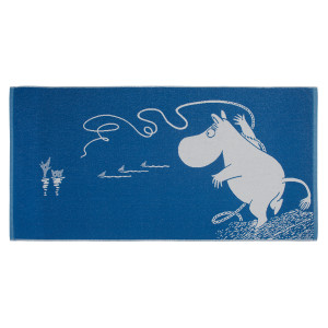 Finlayson Moomintroll Blue Bath Towel 