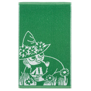 Finlayson Snufkin Green Hand Towel