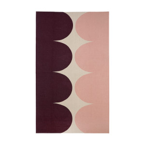 Marimekko Harka Wine / Pink / Tan Tablecloth