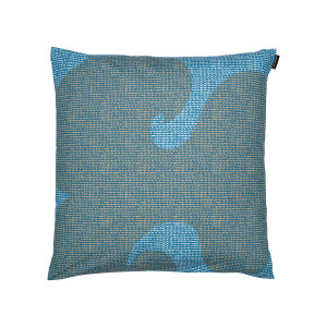 Marimekko Jokeri Papajo Turquoise/Beige Throw Pillow